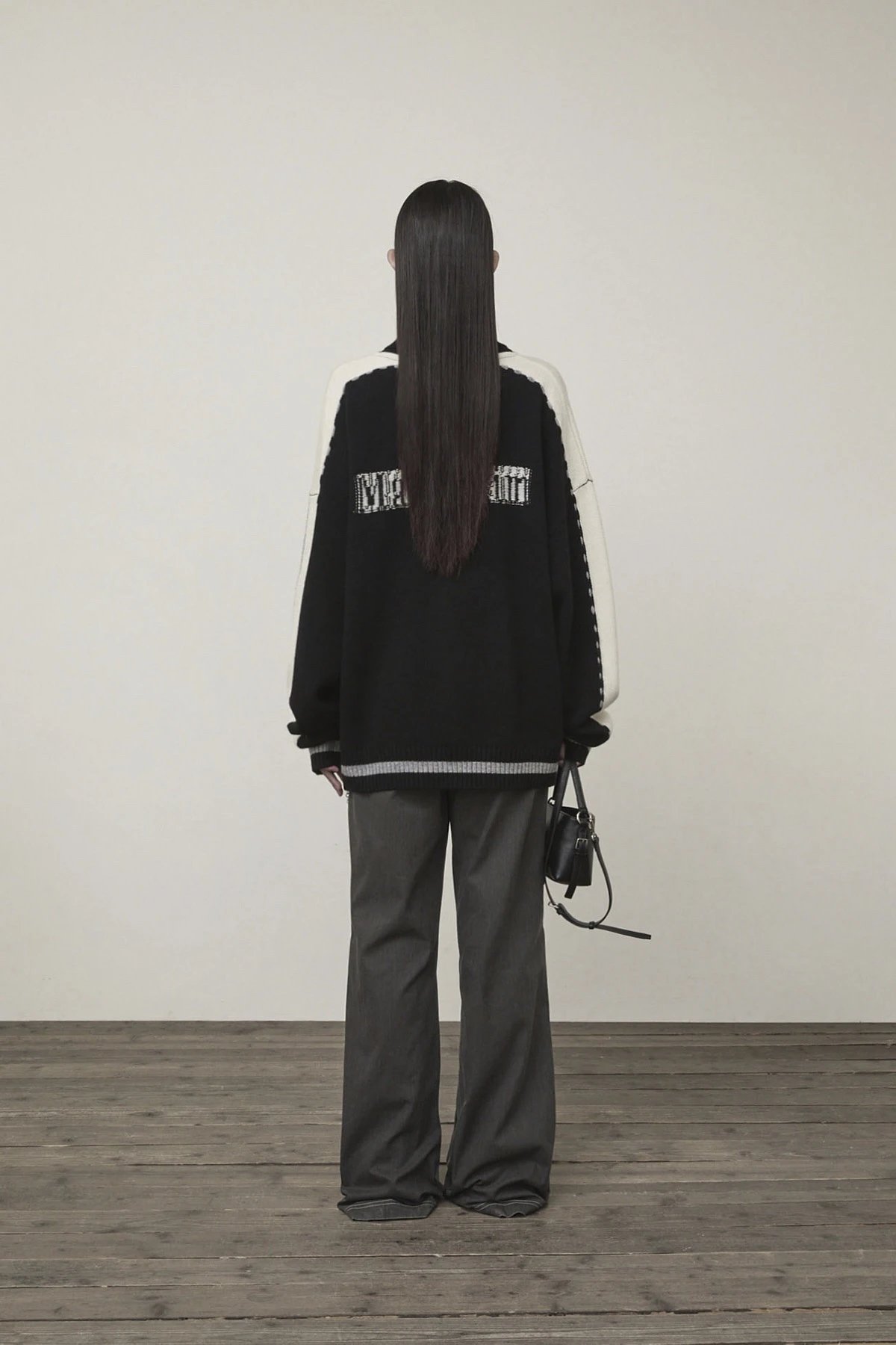 MMY Knit Track Jacket Black/White - 41