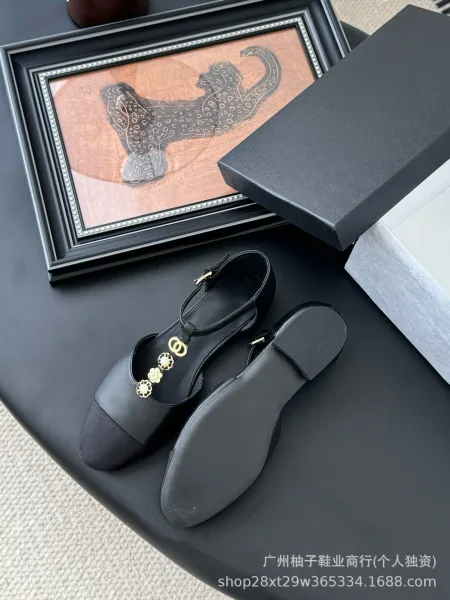 Chanel CC Camellia Embellished Mary Jane Heels Black - 7