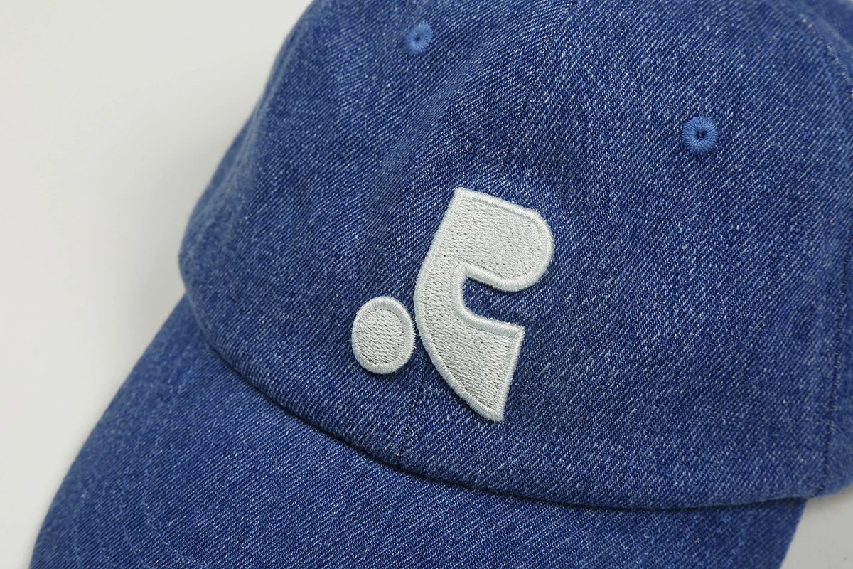 GRA Logo Embroidered Dad Hat Light Gray Baseball Cap - 7