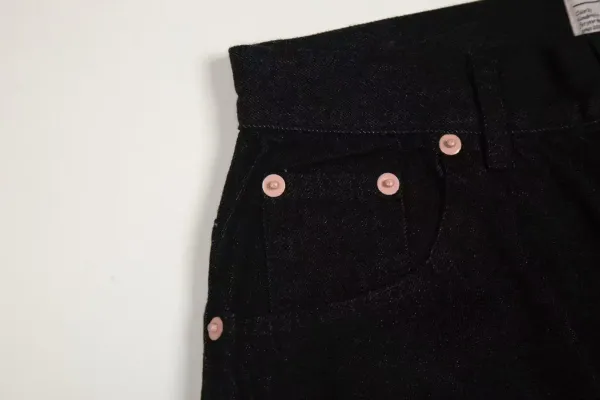 Fakuna Matar Black Wide-Leg Denim Jeans - 7