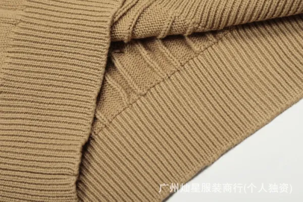 Ralph Lauren Cable Knit Polo Sweater Cream - 19