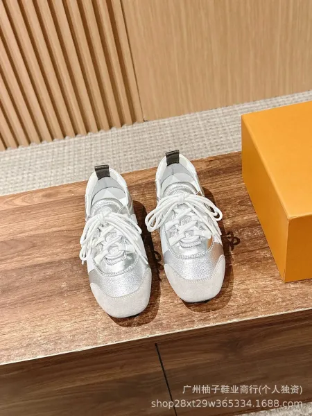 Off-White Diagonal Arrow Sneakers Blue and Lime Green Suede Casual Shoes - 33