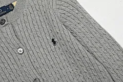 Ralph Lauren Cable Knit Cardigan Light Blue Cardigan - 25