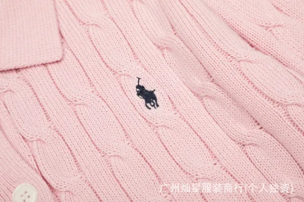 Polo Ralph Lauren Cable Knit Cardigan Pale Yellow Cardigan - 11