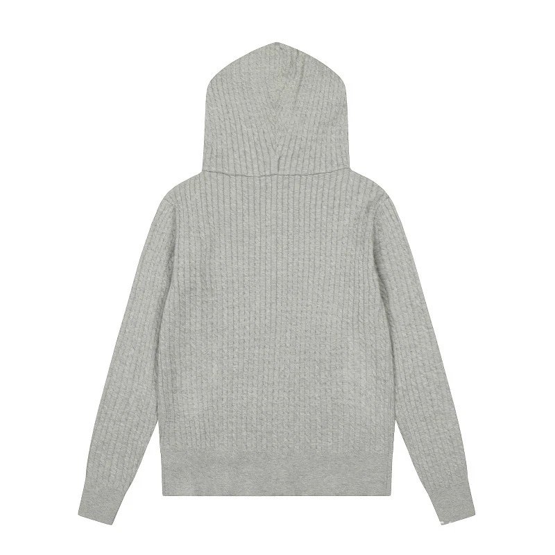 Polo Ralph Lauren Cable Knit Hooded Sweater Black - 17
