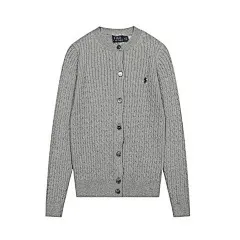 Ralph Lauren Cable Knit Cardigan Light Blue Cardigan - 20