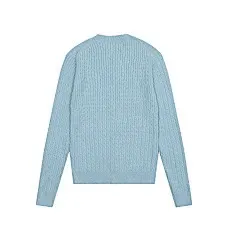 Ralph Lauren Cable Knit Cardigan Light Blue Cardigan - 33