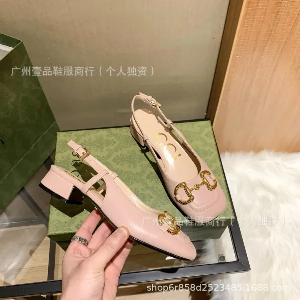Gucci Horsebit Mary Jane Block Heel White Patent Leather Shoes - 26
