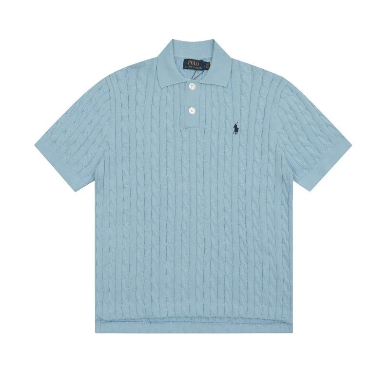 Polo Ralph Lauren Cable Knit Polo Purple - 42