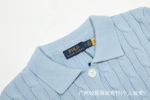 Polo Ralph Lauren Cable Knit Cardigan Pale Yellow Cardigan - 20