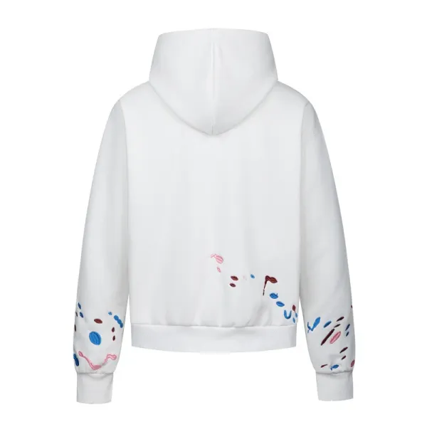 GOOD Paint Splatter Zip-Up Hoodie Black - 10