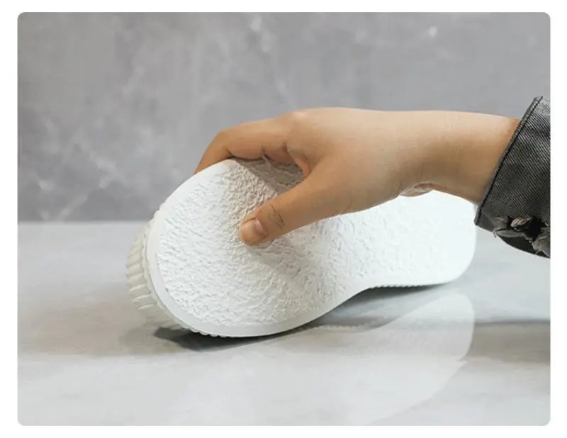 White Chunky Platform Sneakers - 26