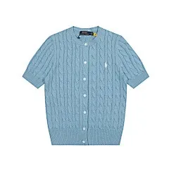 Ralph Lauren Cable Knit Polo Black - 37
