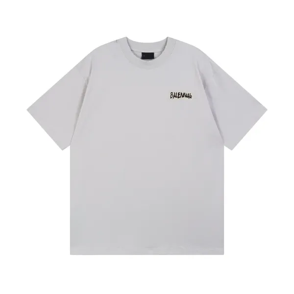 Balenciaga AG Tape Logo Oversized T-Shirt Dress Black - 9