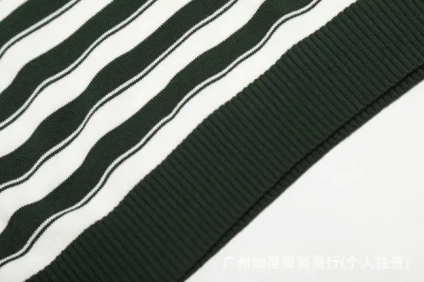 Polo Ralph Lauren Striped Knit Polo Black/White - 15
