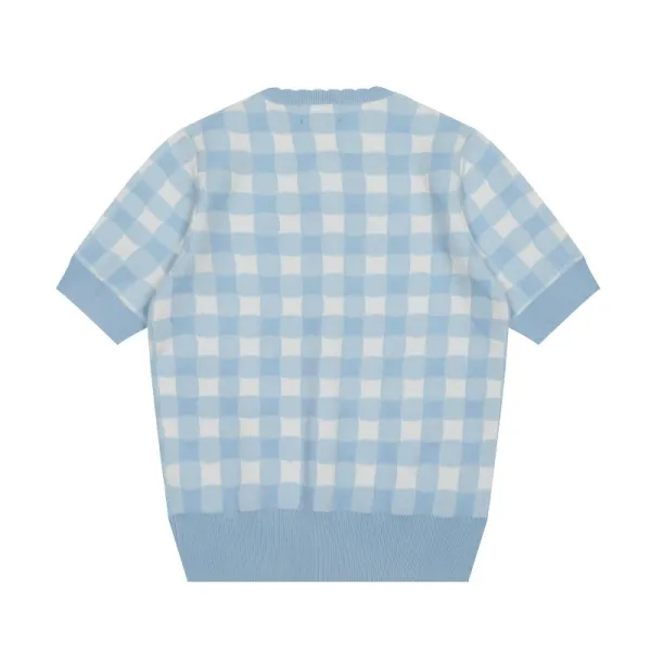 Polo Ralph Lauren Gingham Check Cardigan Red and White Cardigan - 20