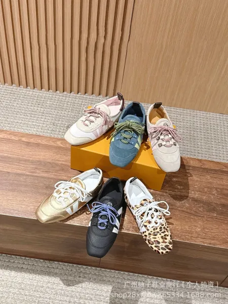 Off-White Diagonal Arrow Sneakers Blue and Lime Green Suede Casual Shoes - 2