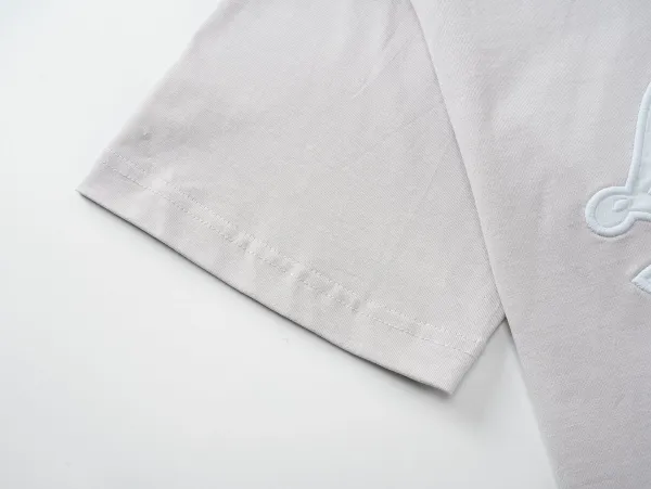BALENCIAGA Luxury Script Logo T-Shirt Gray - 11