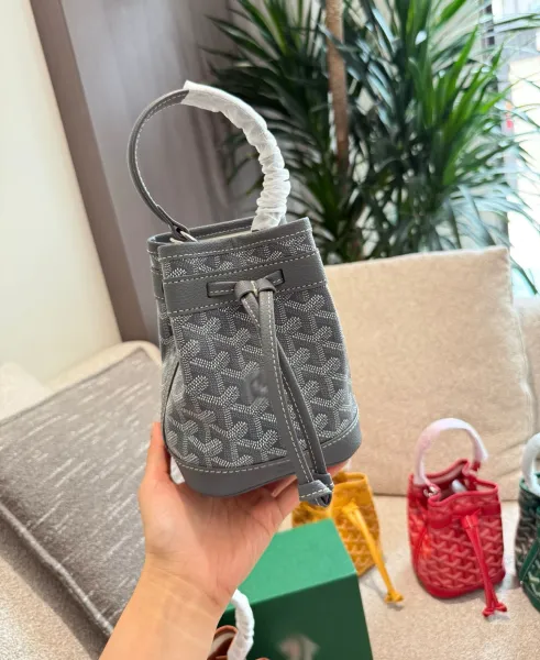 Goyard Saint Louis Mini Bucket Bag White - 10