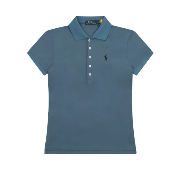 Ralph Lauren Polo Classic Fit Light Blue Piqué Polo - 33