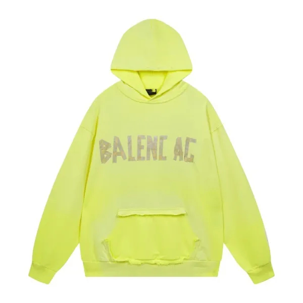 Balenciaga BALENCIAGA AC Distressed Gray Hoodie - 21