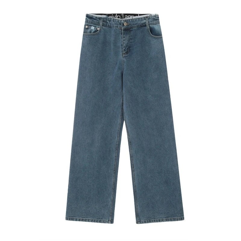 Calvin Klein Jeans Wide-Leg Denim Navy Jeans - 21