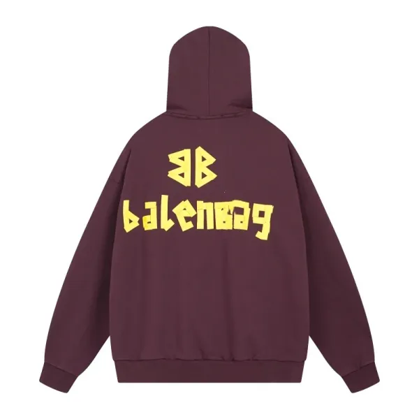 Balenciaga BALENCIAGA AC Distressed Gray Hoodie - 29