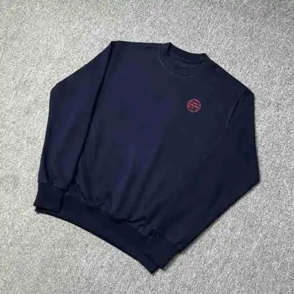 ALD. Logo Print Raglan Sleeve Crewneck Sweatshirt White - 24
