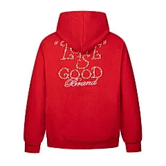 GRA Good Splatter Print Oversized Hoodie White - 9