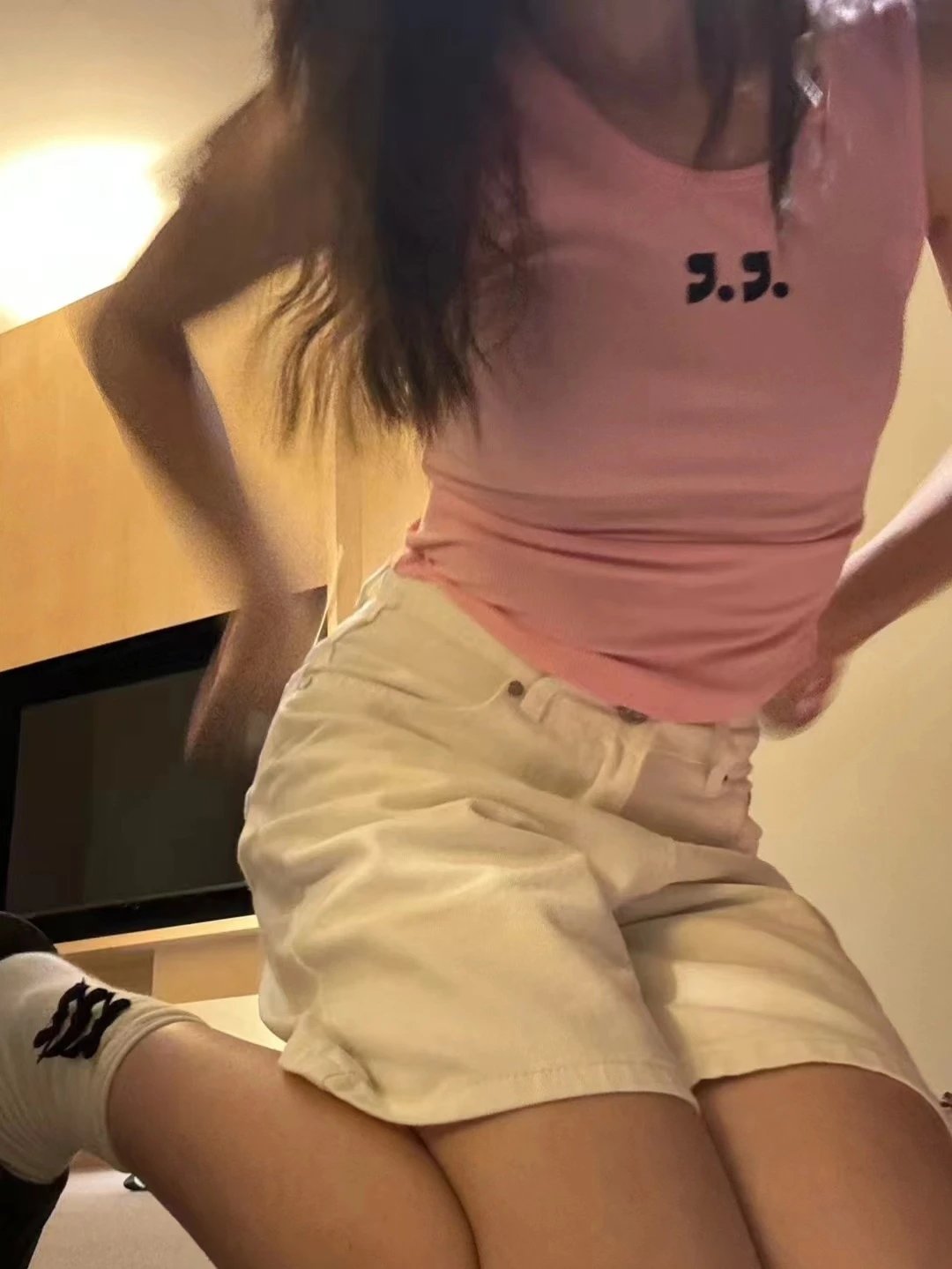 Rest & Recreation Ribbed Crop Tank Top Pink - 16