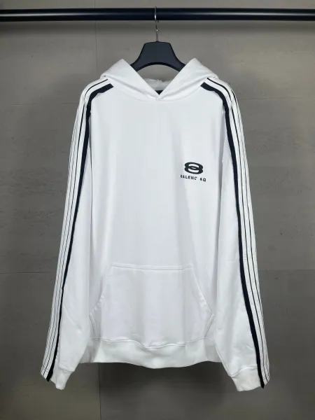 Balenciaga AG Logo Hoodie White - 9