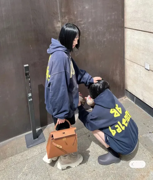 Balenciaga BALENCIAGA AC Distressed Gray Hoodie - 8