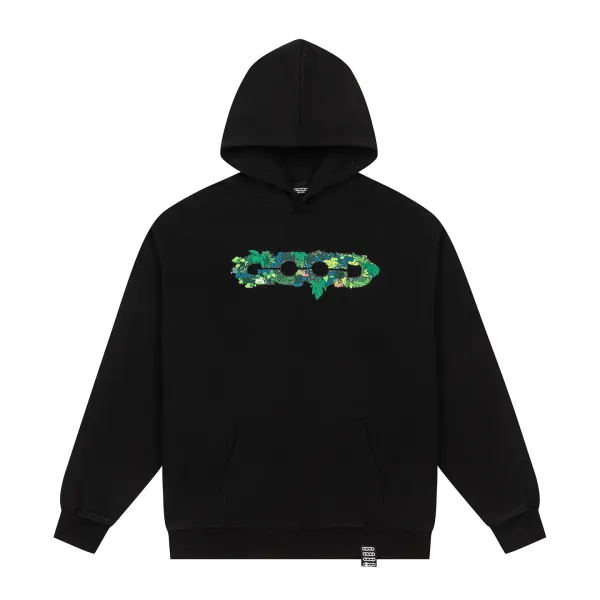 GRA Good Splatter Print Oversized Hoodie White - 31