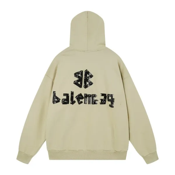 Balenciaga BALENCIAGA AC Distressed Gray Hoodie - 22