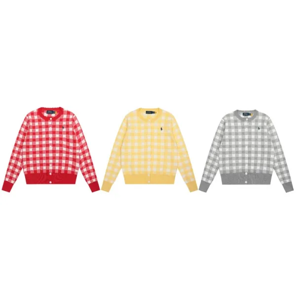 Ralph Lauren Striped Navy and White Cardigan - 4