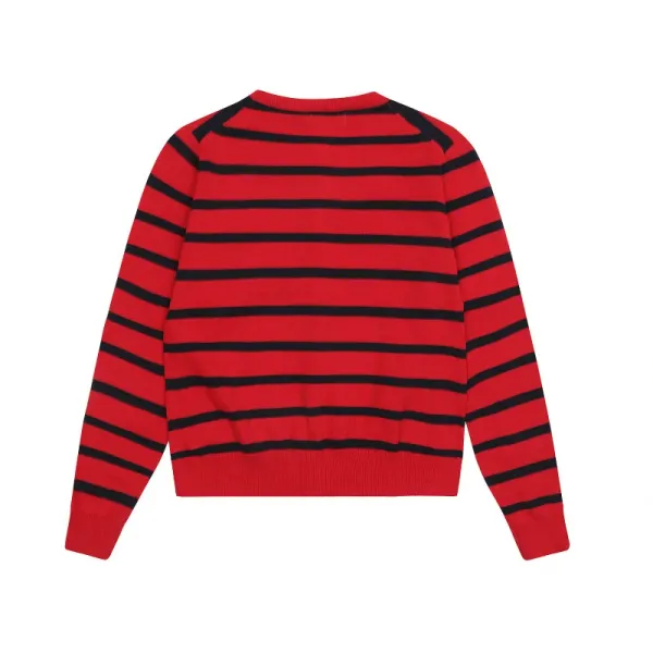 Ralph Lauren Striped Navy and White Cardigan - 39