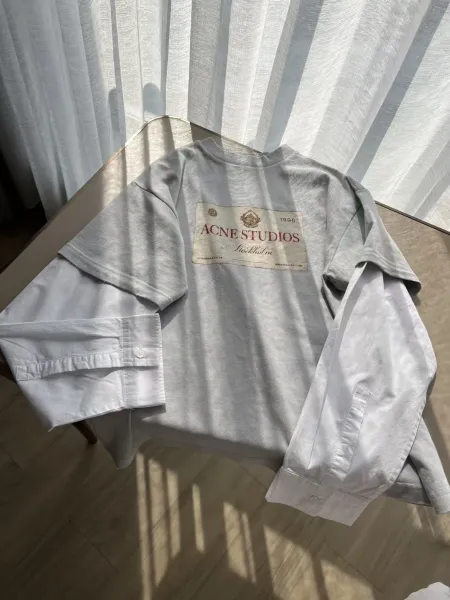 Acne Studios Vintage Label Graphic T-Shirt White - 3