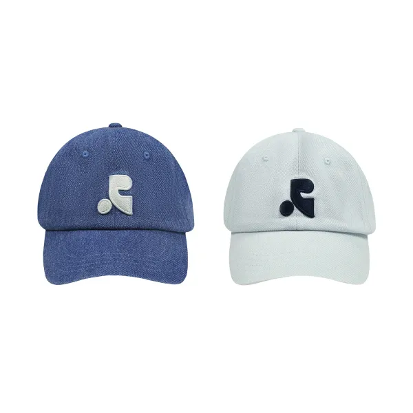 GRA Logo Embroidered Dad Hat Light Gray Baseball Cap - 3