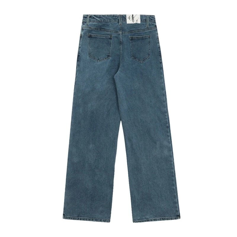 Calvin Klein Jeans Wide-Leg Denim Navy Jeans - 20