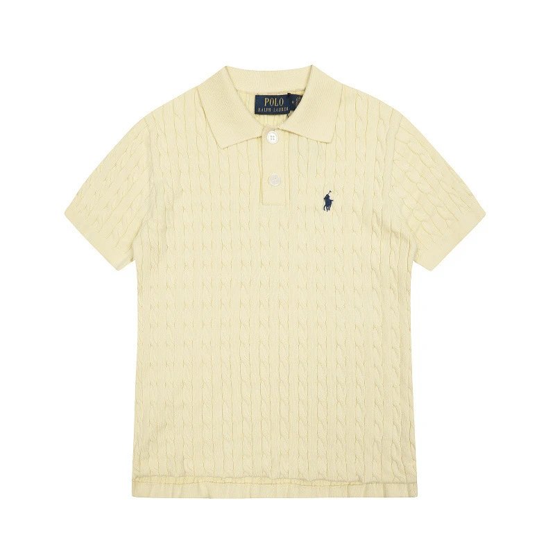 Polo Ralph Lauren Cable Knit Polo Purple - 32