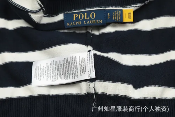 Ralph Lauren Striped Navy and White Cardigan - 29
