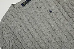Ralph Lauren Cable Knit Sweater Red - 15
