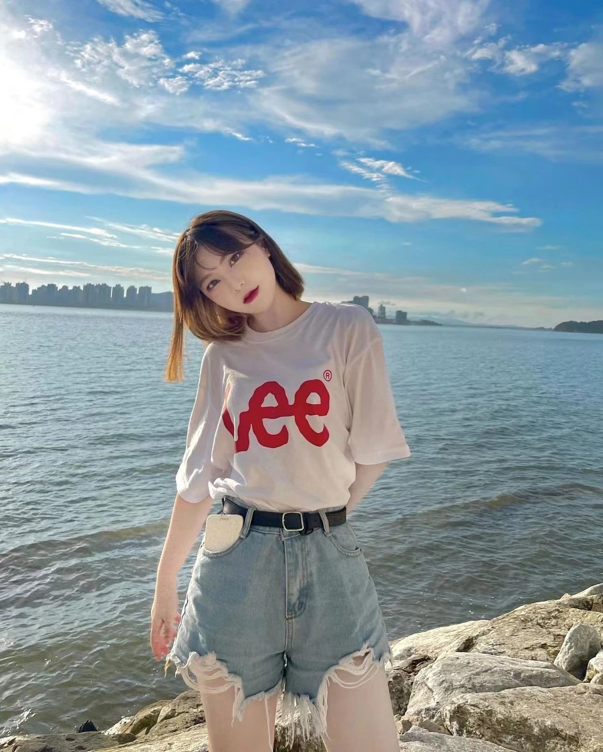 Lee Collage Logo Black T-Shirt - 8