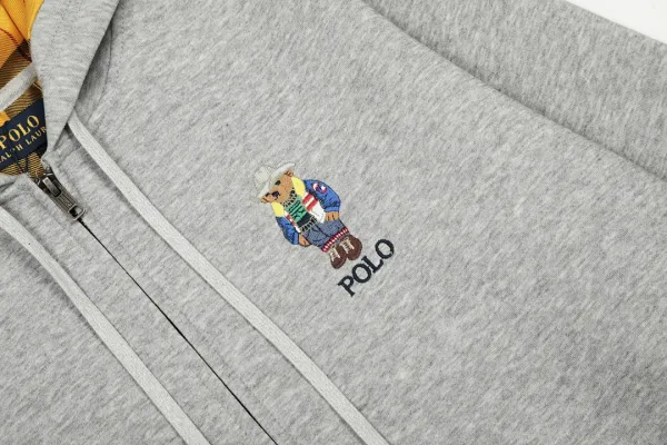 Polo Ralph Lauren Bear Logo Full-Zip Hoodie White - 11