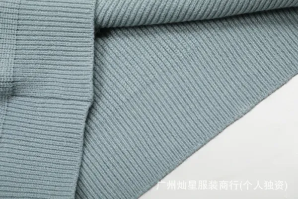 Calvin Klein CK Monogram Light Blue Knit Sweater - 12