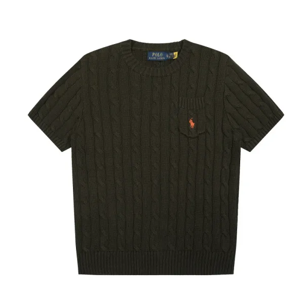 Polo Ralph Lauren Cable Knit Short-Sleeve Sweater Cream - 29