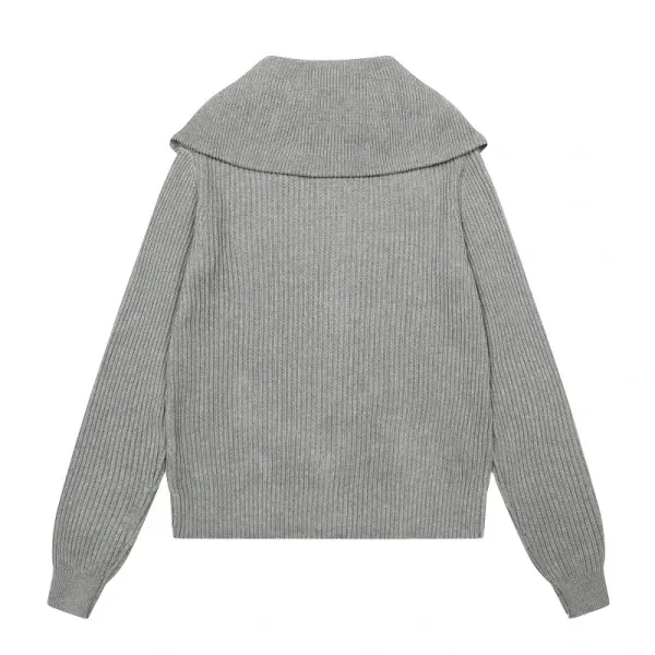 Polo Ralph Lauren Ribbed Zip-Up Sweater Navy - 18