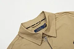 Ralph Lauren Polo Windbreaker Beige Hooded Jacket - 28