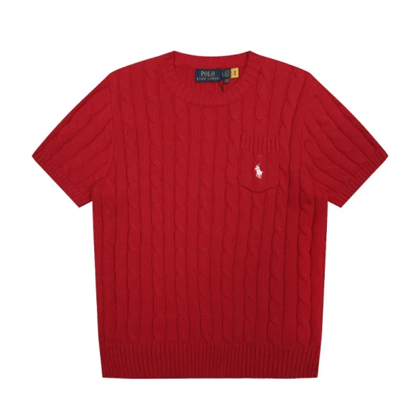 Polo Ralph Lauren Cable Knit Short-Sleeve Sweater Cream - 35
