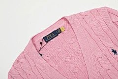 Ralph Lauren Cable Knit Cardigan Beige Sweater - 23
